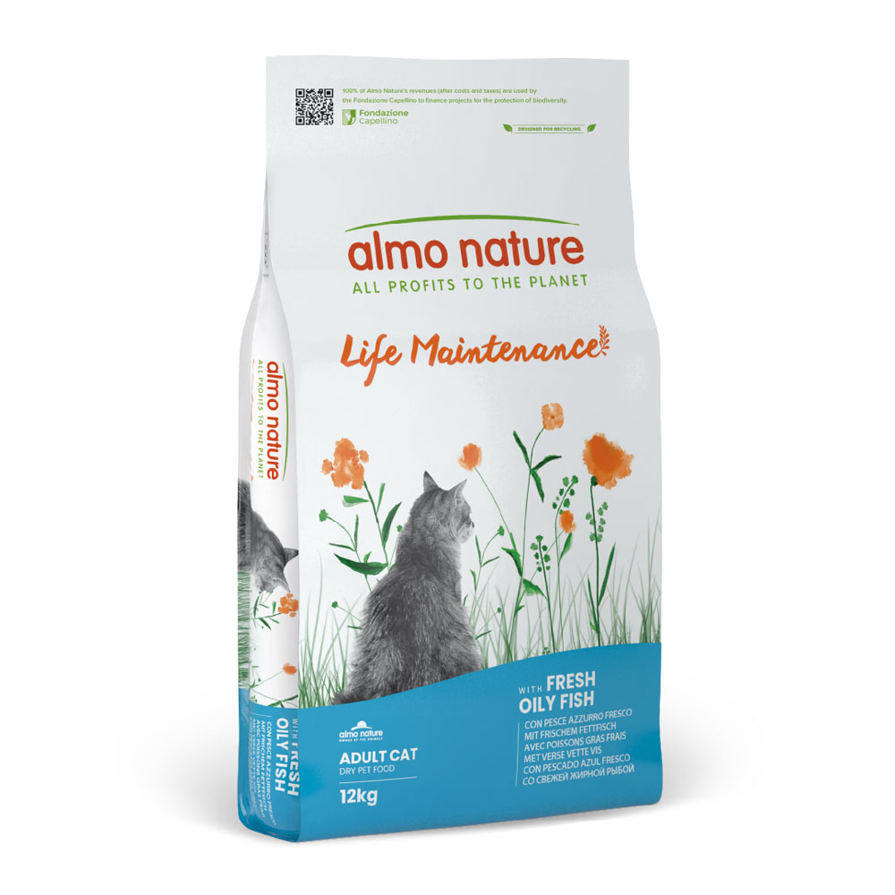 Dwupak Almo Nature Holistic, 2 x 12 kg - Tłusta ryba z ryżem
