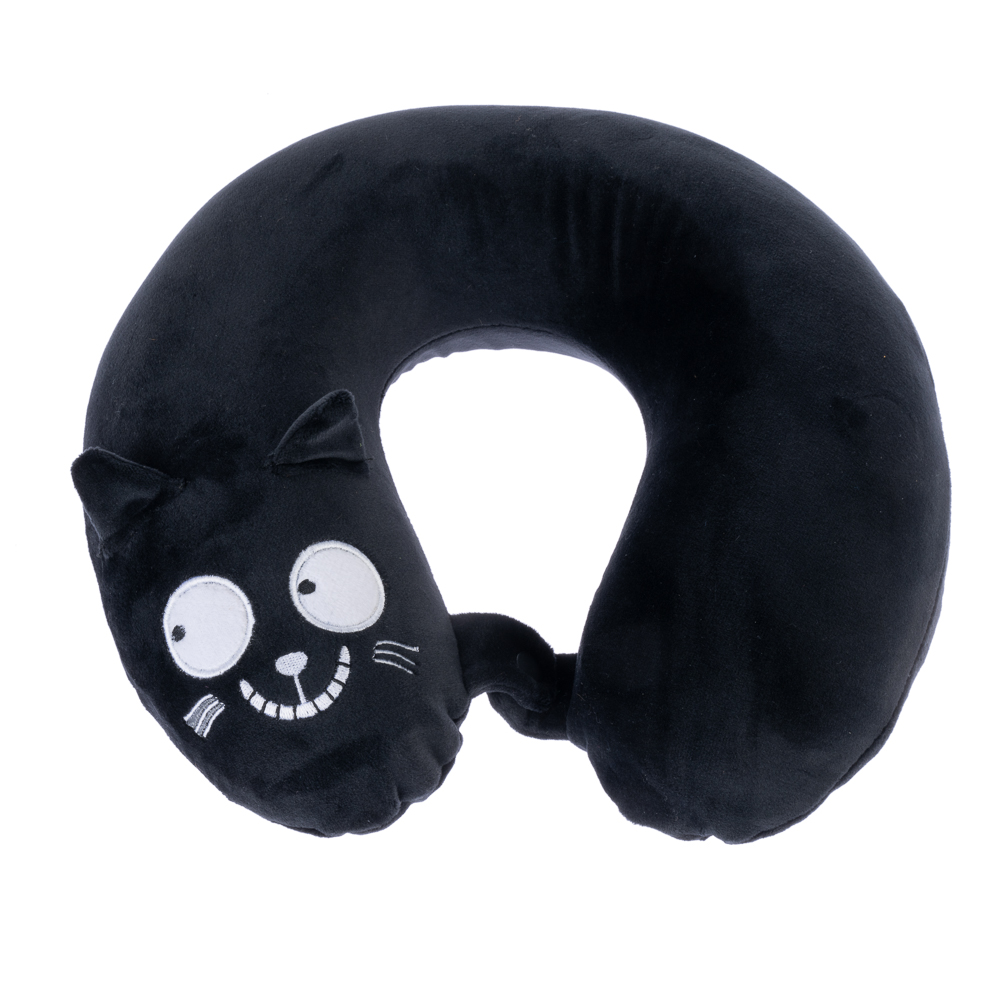 TIAKI poduszka na szyję z pianki Memory "Smiling Cat" - 1 szt.
