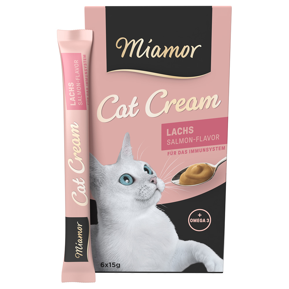 Miamor Cat Snack pasta z łososiem - 6 x 15 g