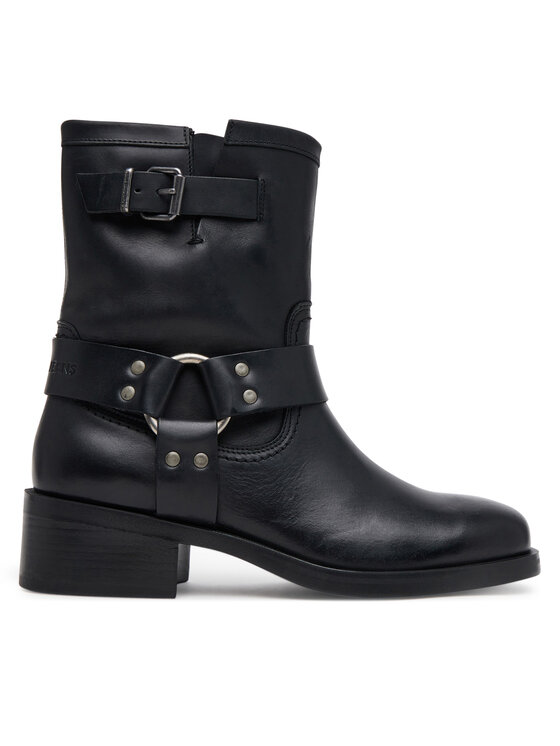 Tommy Jeans Botki Tjw Biker EN0EN02811 Czarny