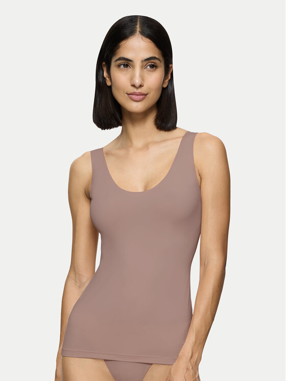 Triumph Bielizna modelująca górna Make-Up Illusion 10222371 Brązowy