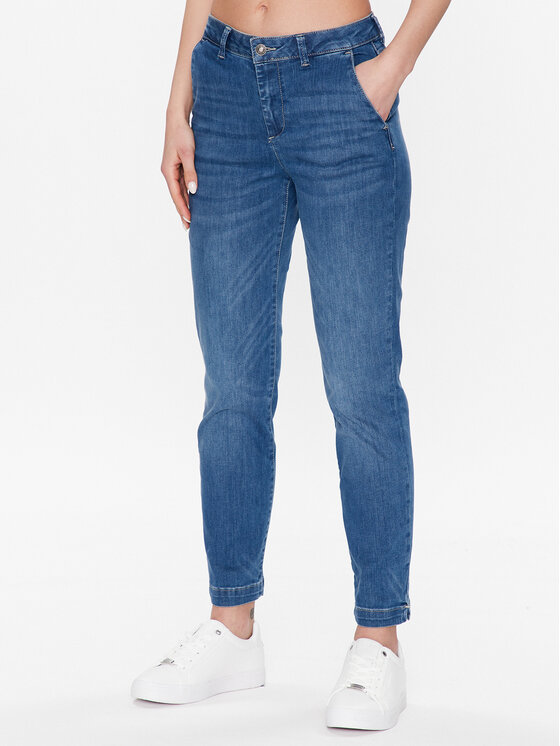 United Colors Of Benetton Jeansy 4NF1DF02U Niebieski Slim Fit