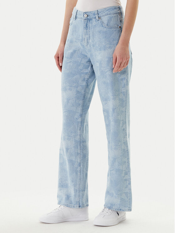 Mustang Jeansy Madison 1016002 Błękitny Wide Fit