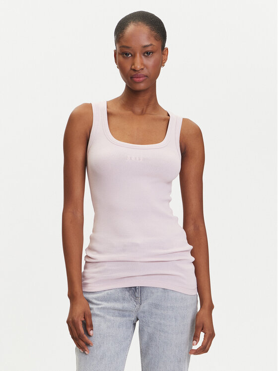 BOSS Top C_Ematite 50504245 Różowy Slim Fit