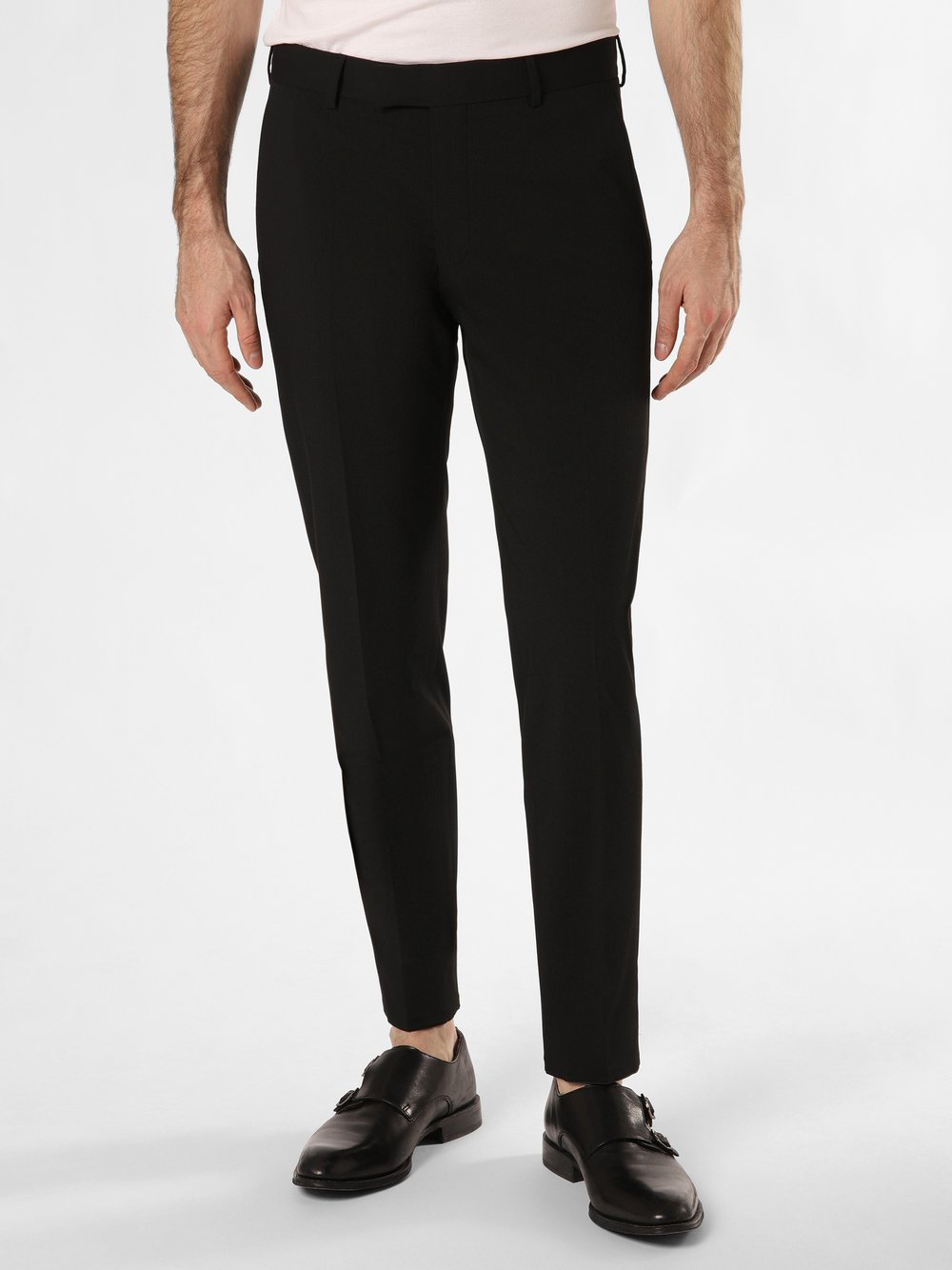 Strellson Spodnie Mężczyźni Slim Fit czarny, 44