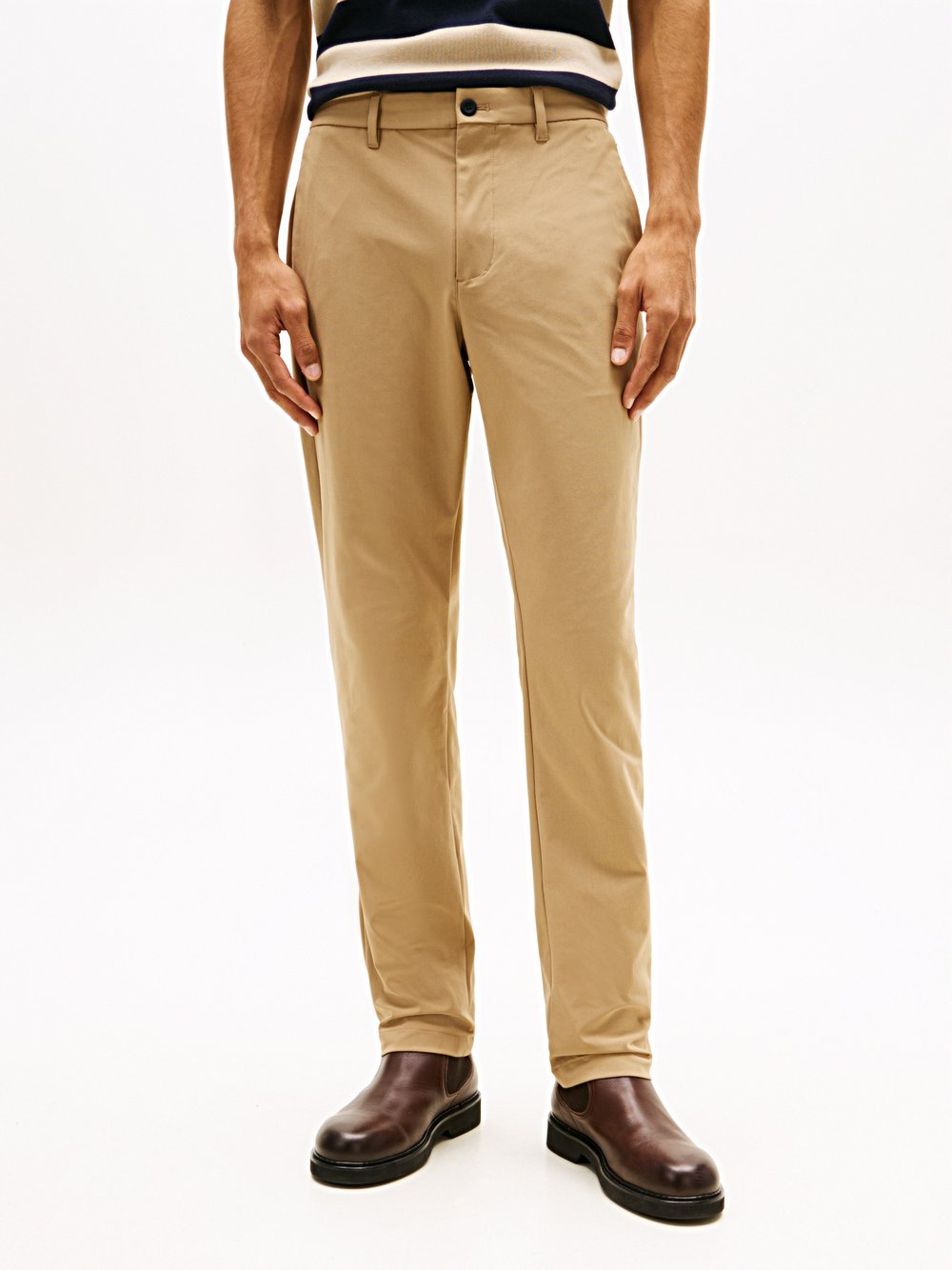 Tommy Hilfiger Spodnie - Denton Mężczyźni Stretch beżowy, 36-34