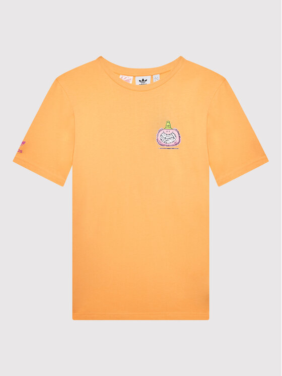 adidas T-Shirt KEVIN LYONS HF7579 Pomarańczowy Regular Fit