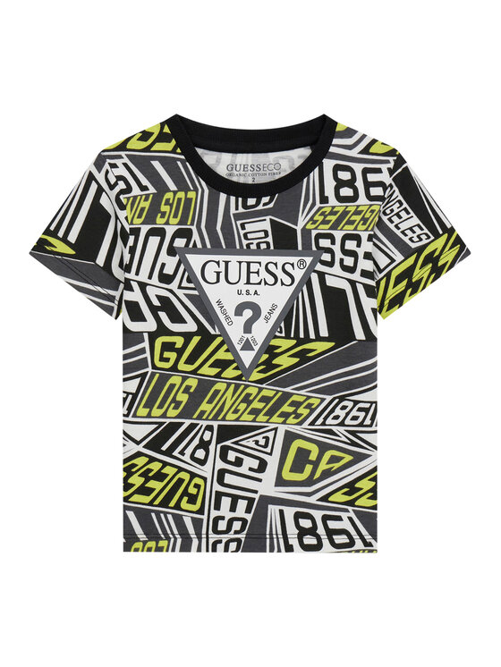 Guess T-Shirt N6RI04 K8HM4 Kolorowy Regular Fit
