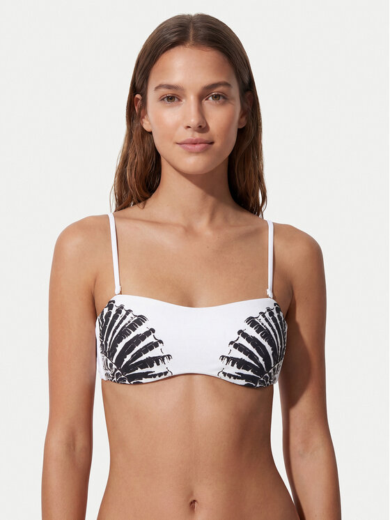 Fracomina Góra od bikini FV26SR1004J493J4 Biały