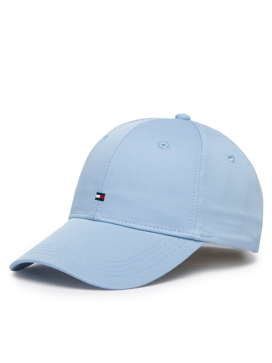 Tommy Hilfiger Czapka z daszkiem Flag Cotton 6 AM0AM13008 Niebieski