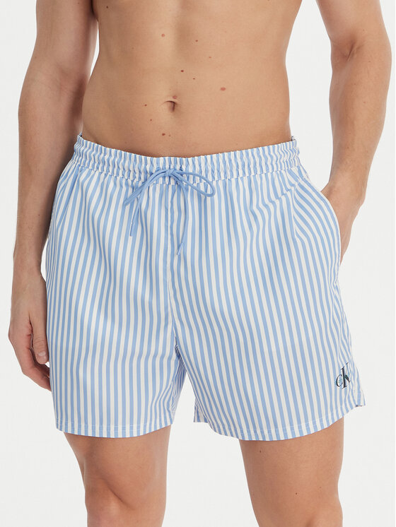 Calvin Klein Swimwear Szorty kąpielowe LV00N61045 Niebieski