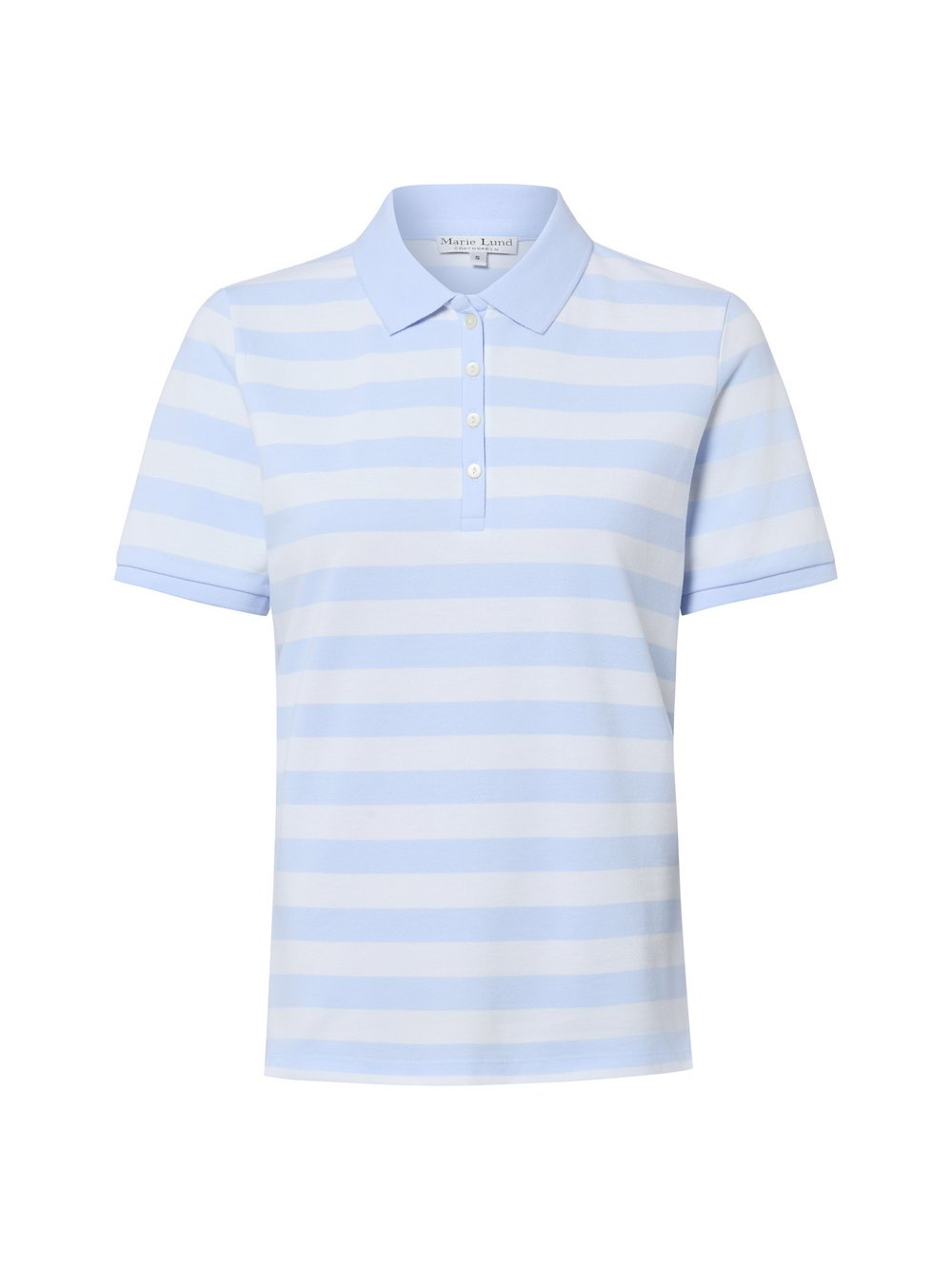 Marie Lund Damska koszulka polo Kobiety Bawełna niebieski, XS