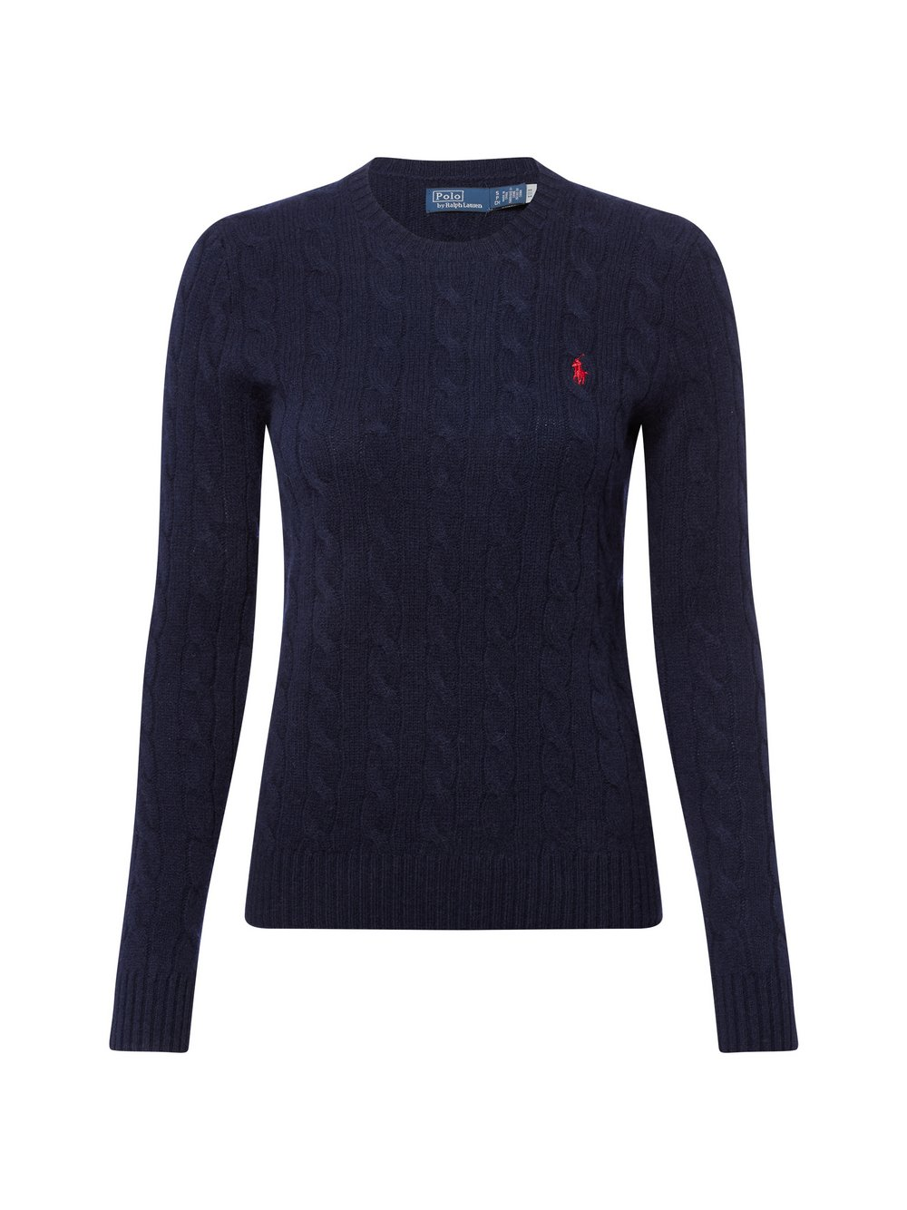 Polo Ralph Lauren Sweter damski z zawartością kaszmiru Kobiety Kaszmir niebieski, L