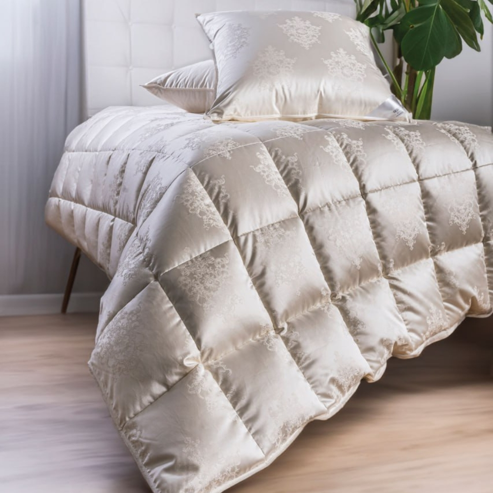 Wyprzedaż! Kołdra Paradies Diamond 155x200 warm Warm - zimowa, b. ciepła 155x200 cm świeży puch gęsi 100%, Certyfikat OEKO-TEX Standard 100