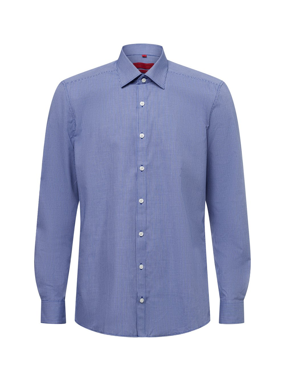 Finshley & Harding Koszula męska łatwa w prasowaniu Mężczyźni Slim Fit Bawełna niebieski, 37