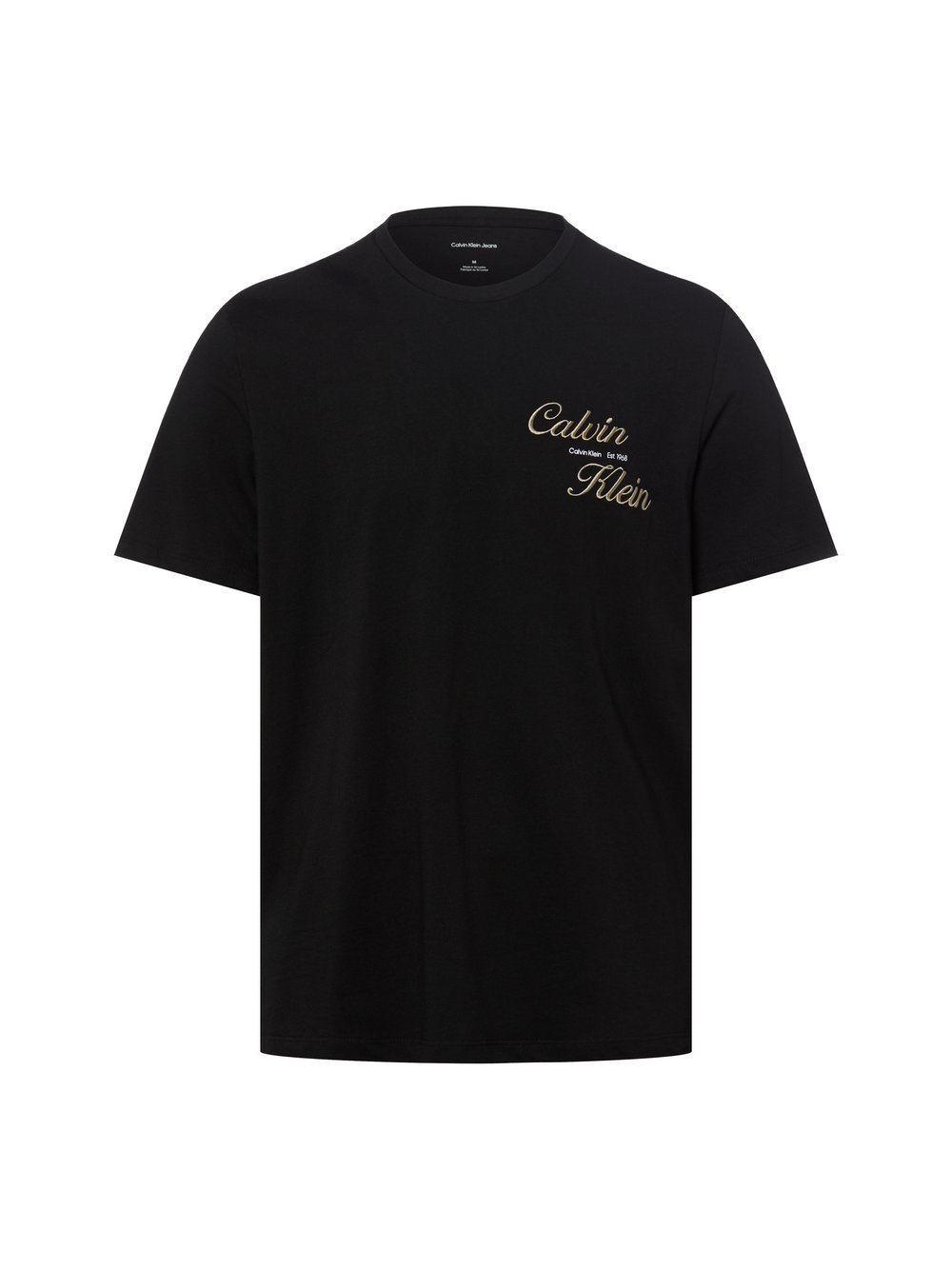 Calvin Klein Jeans Koszulka męska Mężczyźni Bawełna (100%) czarny, S