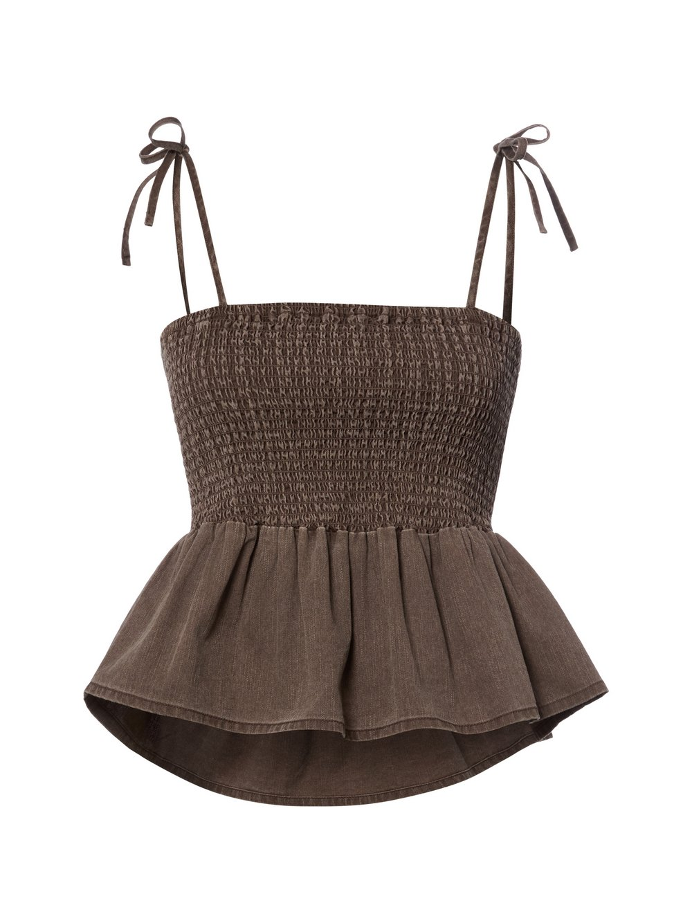 Noisy May Damski crop top Kobiety Bawełna (100%) brązowy|beżowy, S