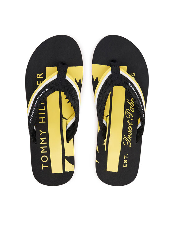 Tommy Hilfiger Japonki Patch Hilfiger Beach Sandal FM0FM05903 Czarny