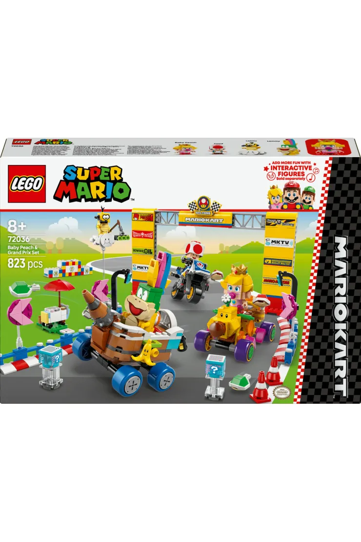 LEGO Super Mario Mario Kart™ – Zestaw Baby Peach i Grand Prix 72036
