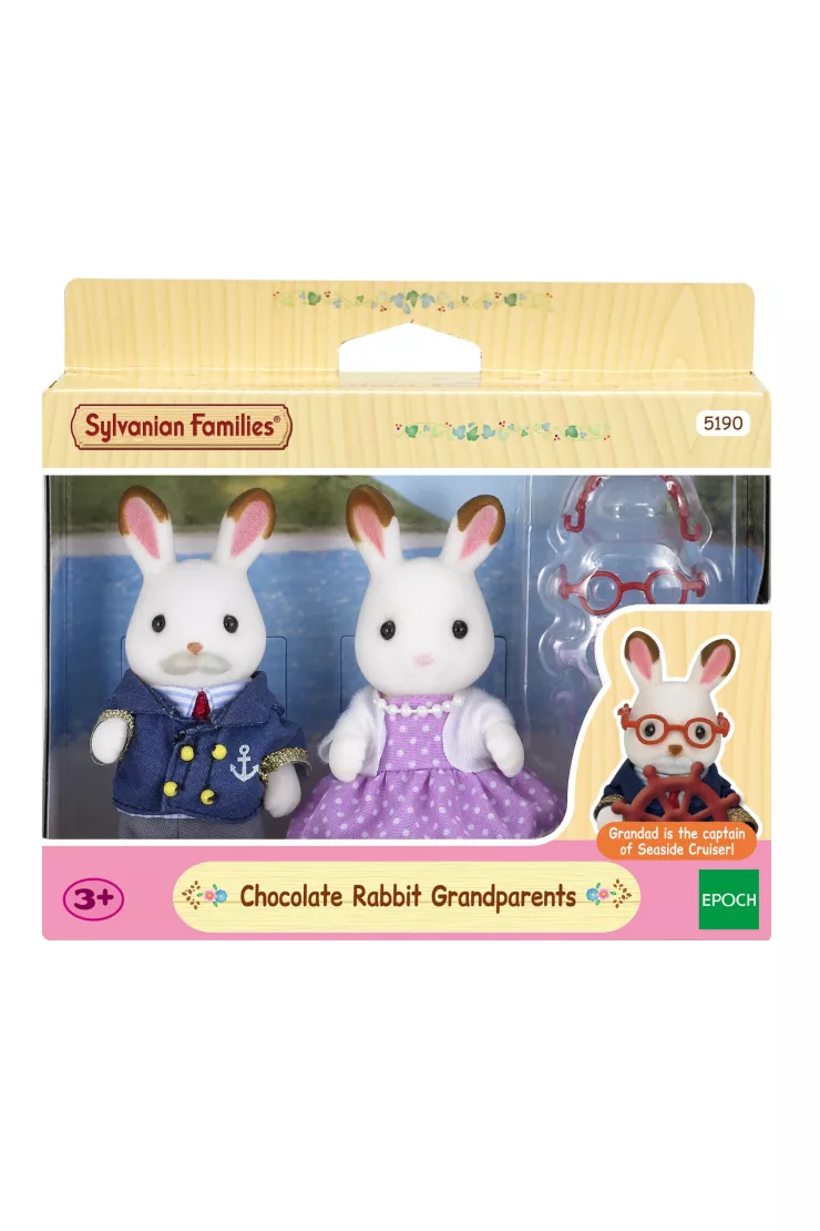 Sylvanian Dziadkowie królików z czekoladowymi uszkami