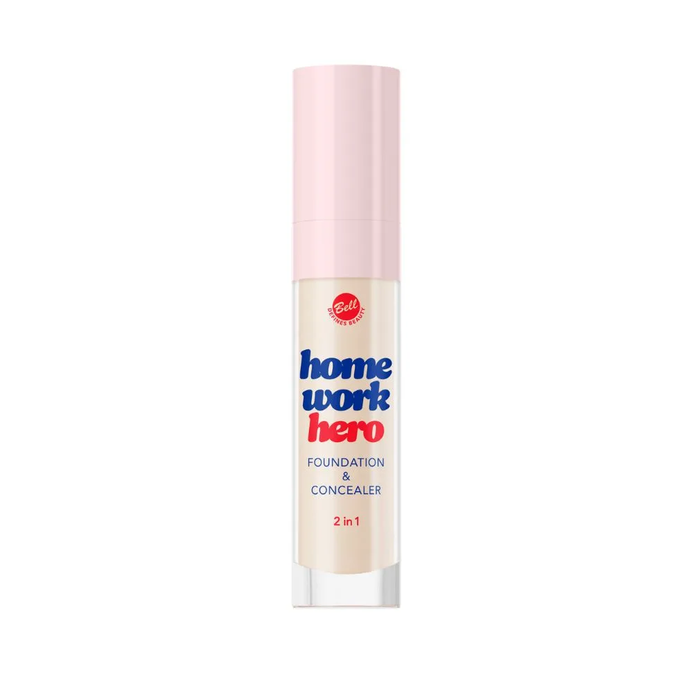 Bell Podkład i korektor 2w1 School Of Cool Homework Hero Face Make Up 001 8,5g