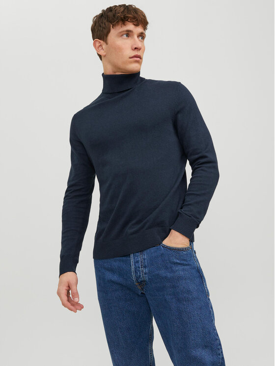 Jack & Jones Golf 12157417 Granatowy Regular Fit