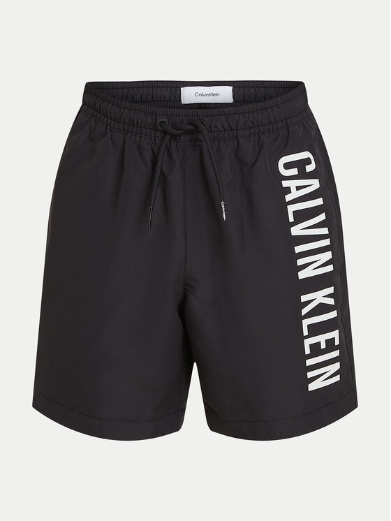 Calvin Klein Swimwear Szorty kąpielowe KV0KV00053 Czarny Regular Fit
