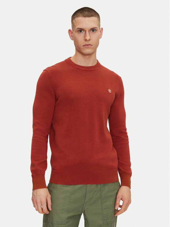 Timberland Sweter TB0A2BMM Czerwony Regular Fit