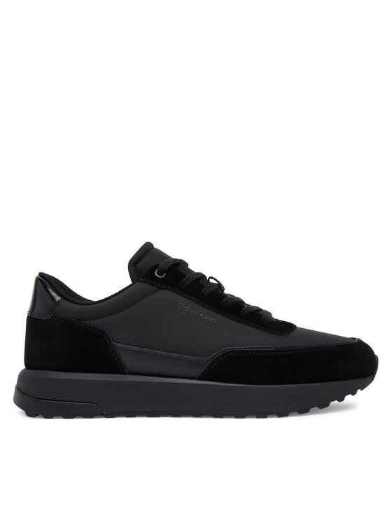Calvin Klein Sneakersy Low Top Lace Up Repreve Mix HM0HM01714 Czarny