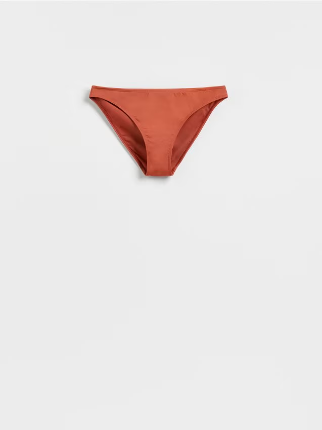 Reserved - Dół od bikini - bursztynowy miniaturka
