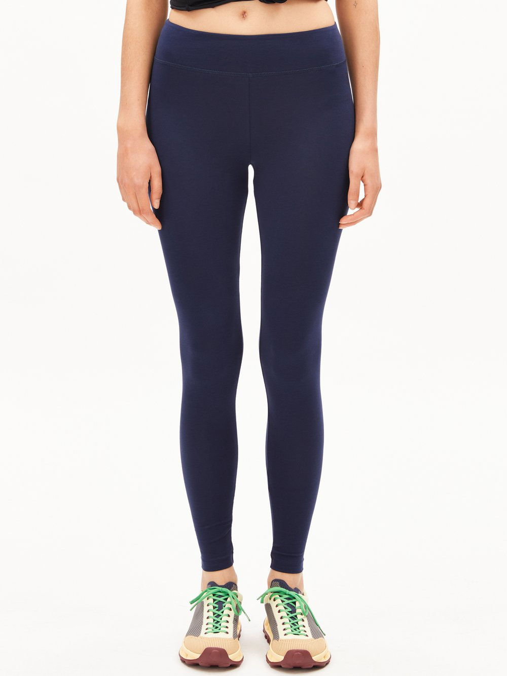 ARMEDANGELS Legginsy - Faribaa Kobiety Bawełna niebieski, M