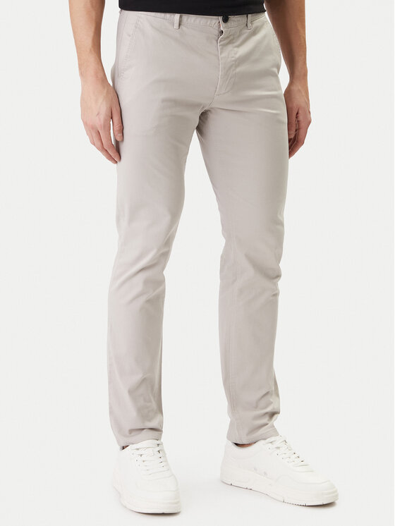 BOSS Chinosy 50510933 Beżowy Slim Fit