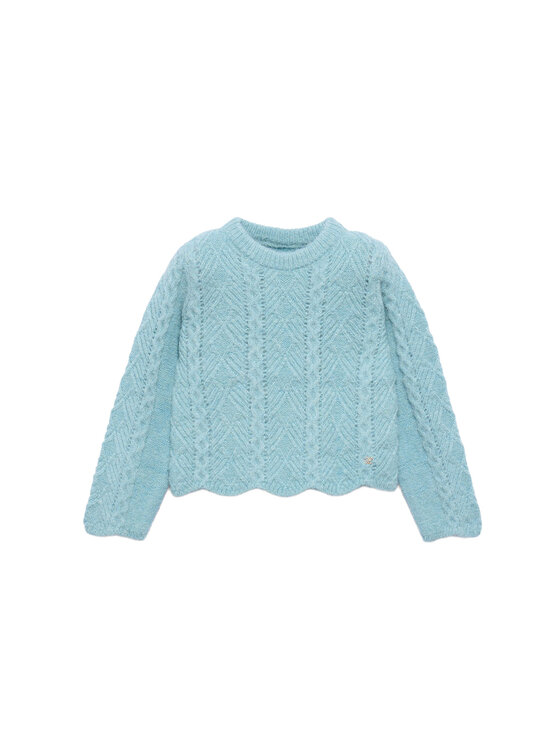 Abel & Lula Sweter 5829 Niebieski Regular Fit