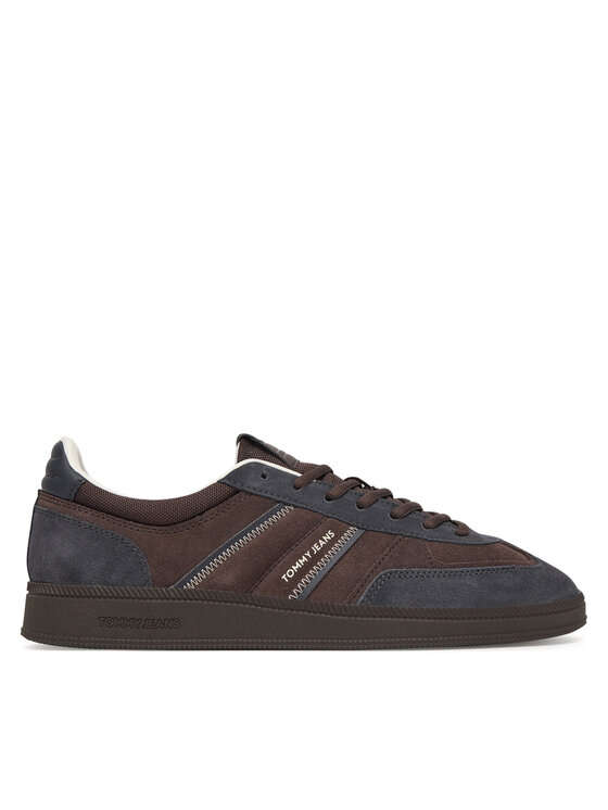 Tommy Jeans Sneakersy The Greenwich Edge Suede EM0EM01662 Brązowy
