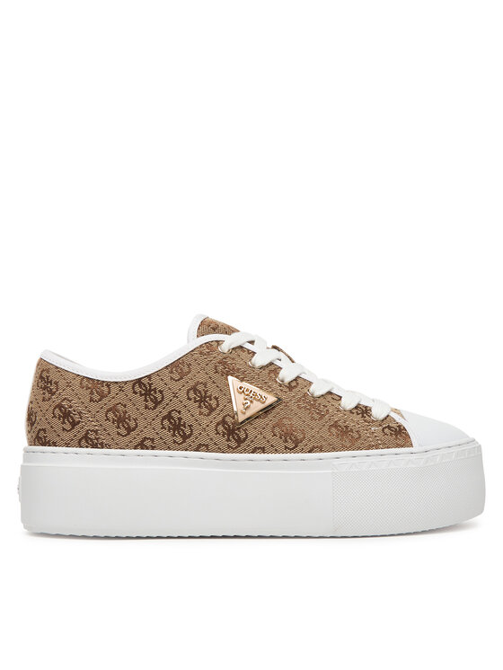 Guess Trampki FLJJZ4 FAL12 Beżowy