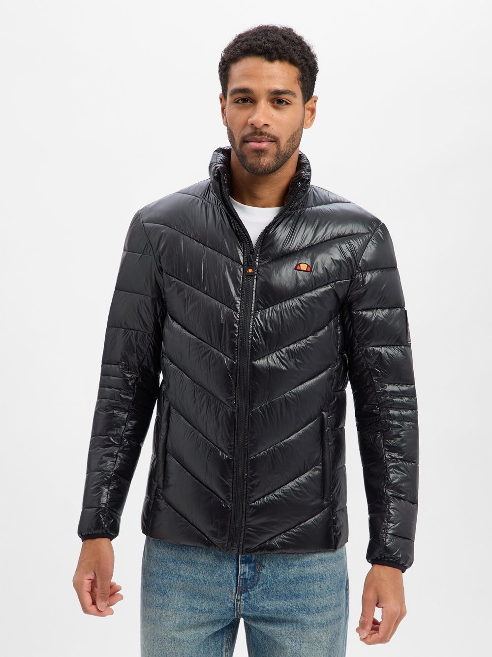 ellesse Męska kurtka pikowana - Orsini Mężczyźni Sztuczne włókno czarny, XL
