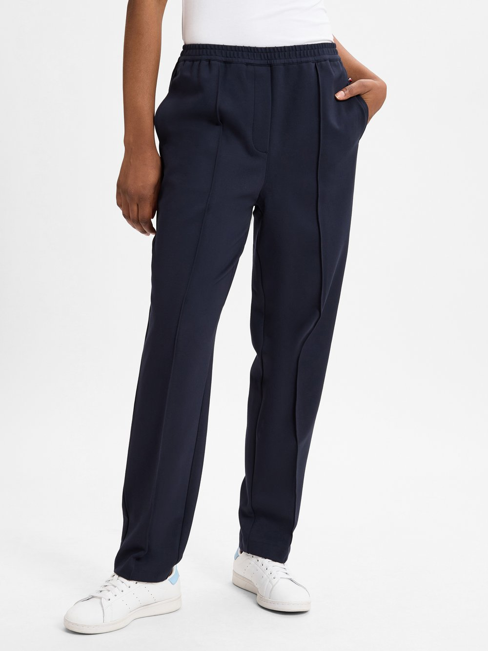 Tommy Hilfiger Damskie spodnie materiałowe Kobiety niebieski, 38