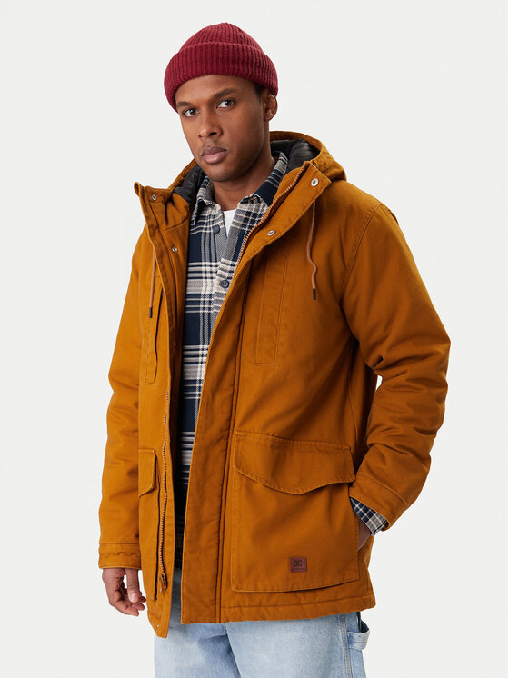 DC Shoes Parka Juryfield EDYJK03262 Brązowy Regular Fit