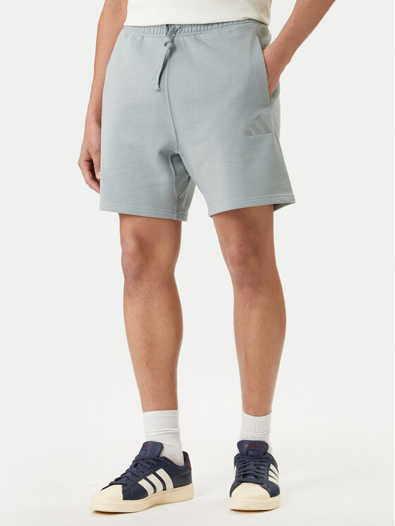 adidas Szorty sportowe ALL SZN KC3157 Zielony Regular Fit