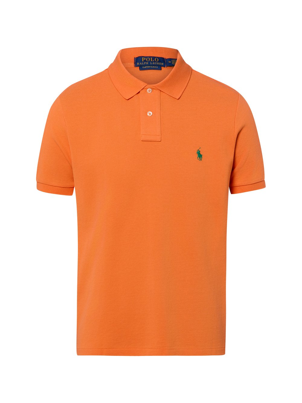 Polo Ralph Lauren Męska koszulka polo Mężczyźni Bawełna pomarańczowy, L