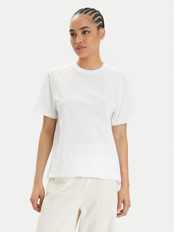 Champion T-Shirt 117207 Biały Oversize