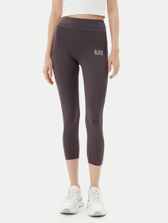 EA7 Emporio Armani Legginsy 7W000239 AF12627 U6278 Brązowy Slim Fit