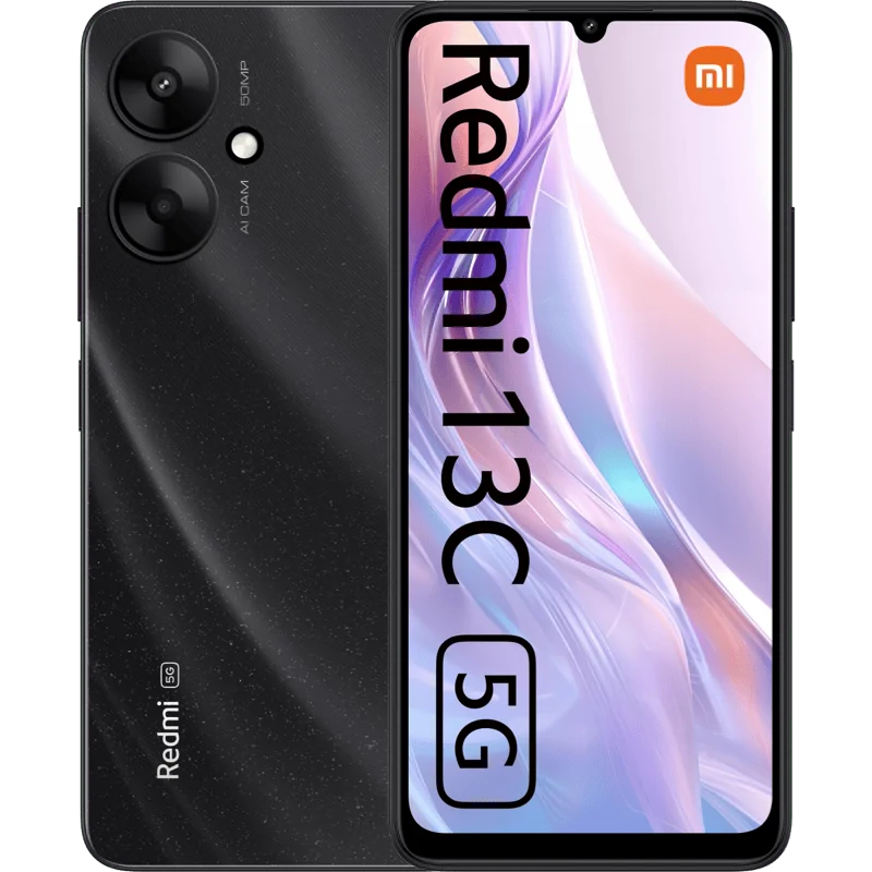Xiaomi REDMI 13C 5G 4/128 GB Czarny