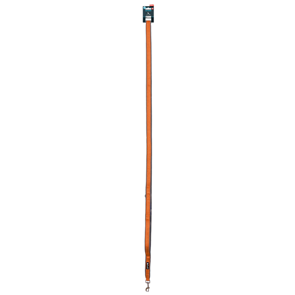 Petlando Outdoor smycz 3 m, pomarańczowa - Rozmiar L: 300 cm długość, 30 mm szerokość