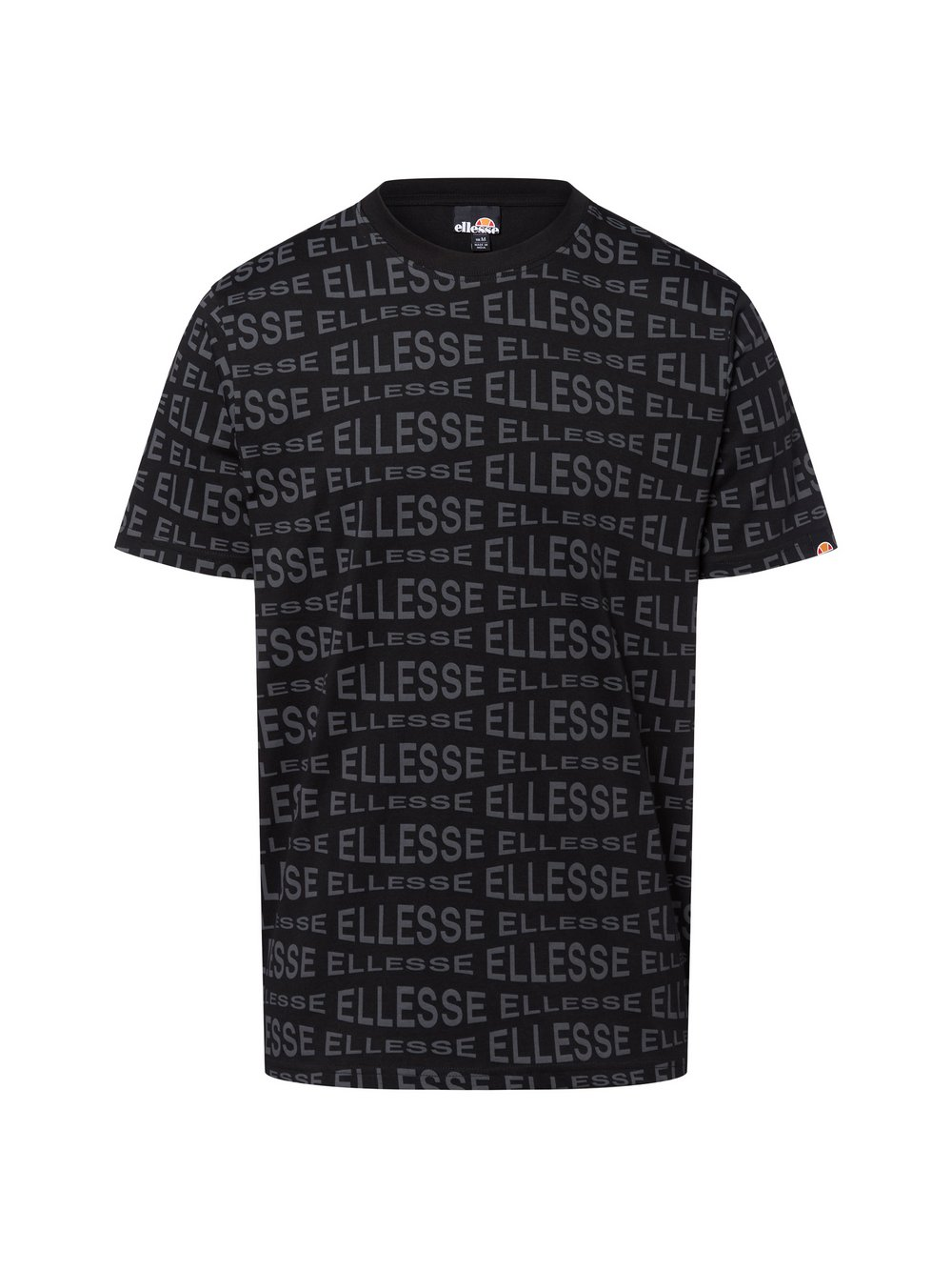 ellesse Koszulka męska - Distoria Mężczyźni Bawełna czarny|szary, M