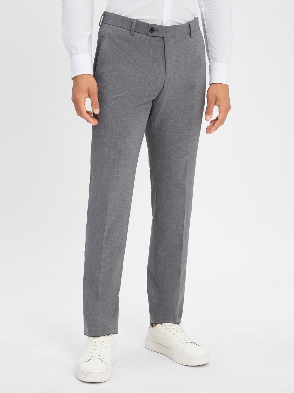 Finshley & Harding Spodnie - Mitch Mężczyźni Modern Fit szary, 26