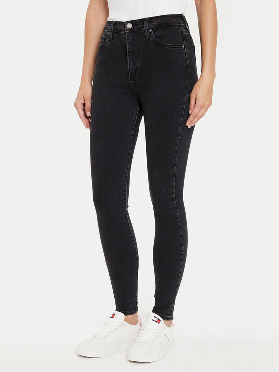 Tommy Jeans Jeansy Sylvia DW0DW16001 Czarny Skinny Fit