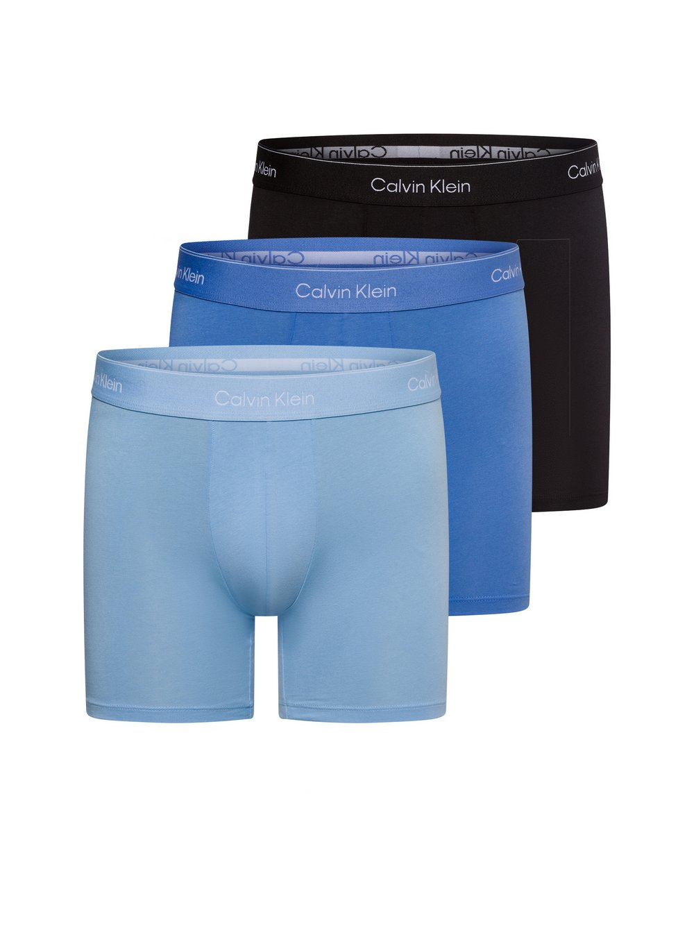 Calvin Klein Bokserki w 3-paku Mężczyźni Bawełna niebieski|czarny, S