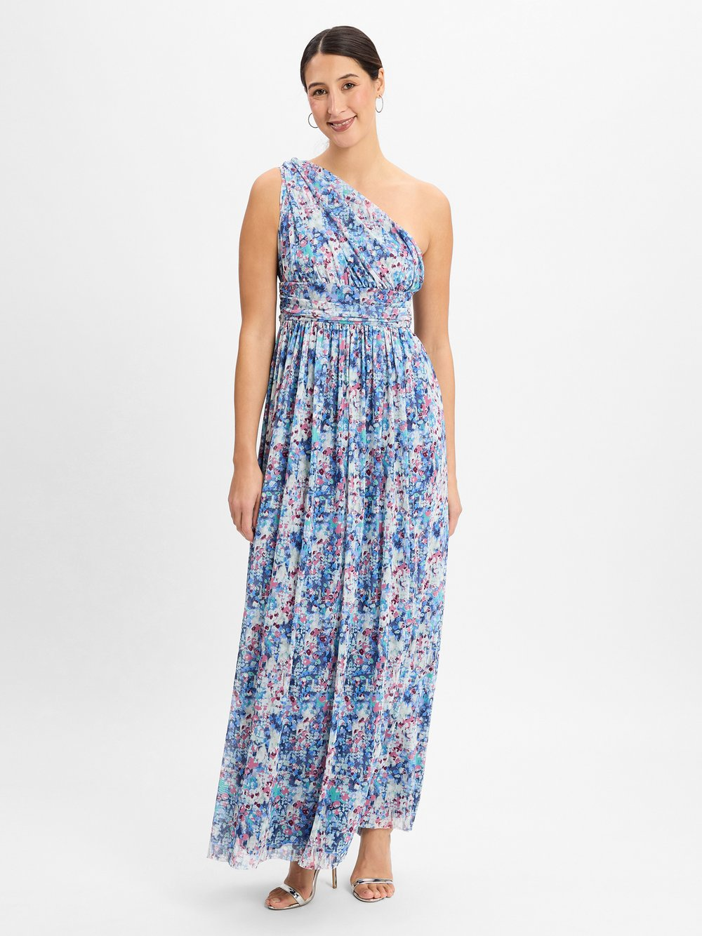 Swing Damska sukienka maxi Kobiety wielokolorowy|lila|różowy, 36