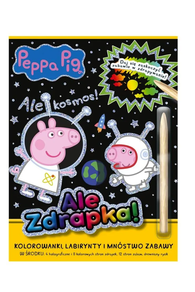Świnka Peppa. Ale zdrapka! Ale kosmos!